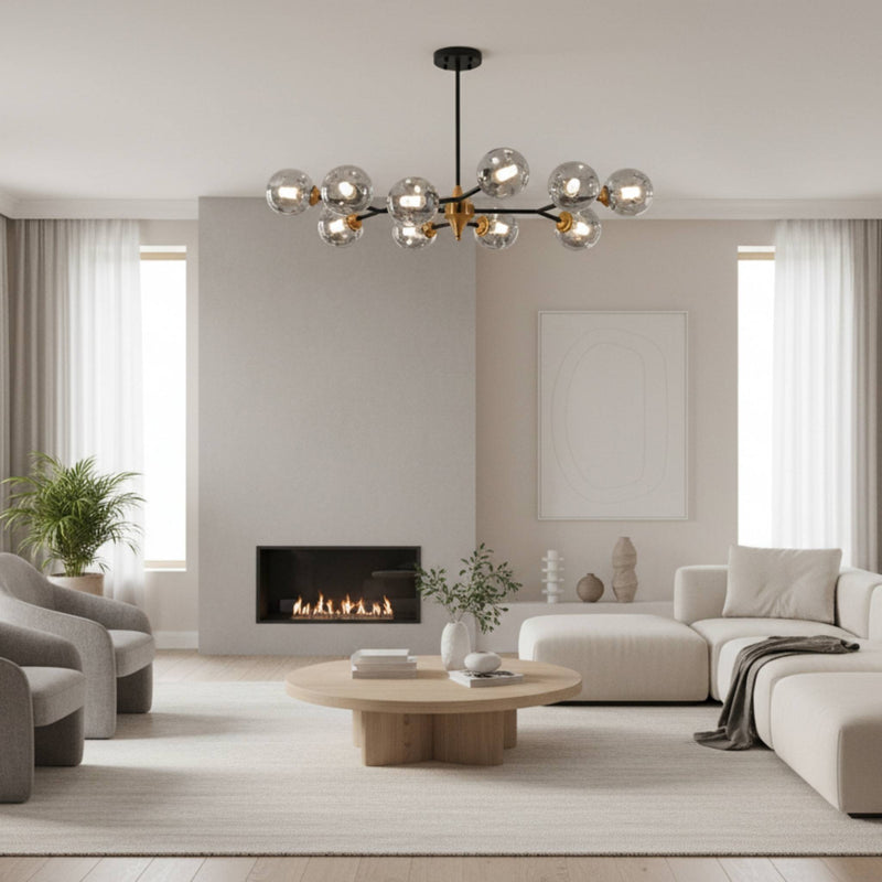 Multi Globe Branch Style Ceiling Light Fixture