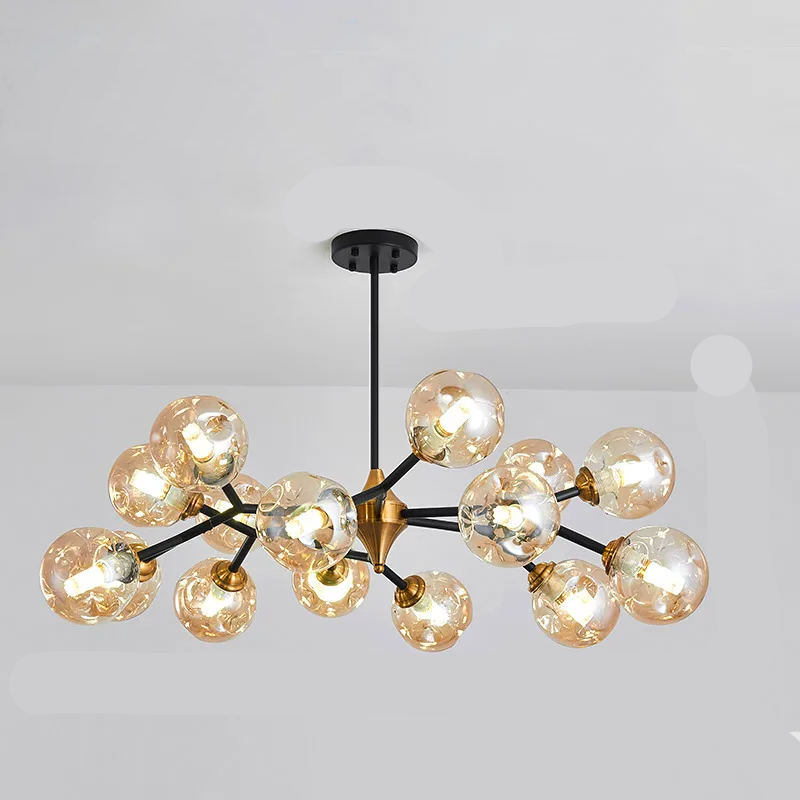 Multi Globe Branch Style Ceiling Light Fixture