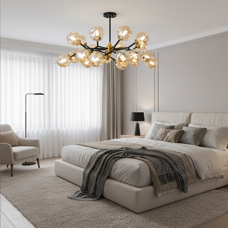 Multi Globe Branch Style Ceiling Light Fixture