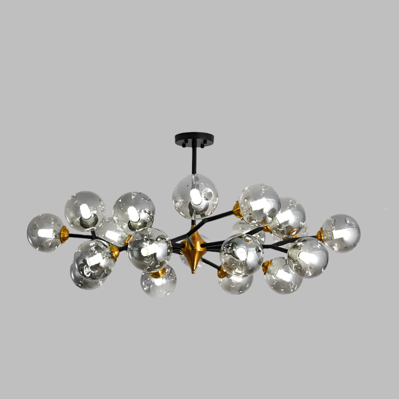 Multi Globe Branch Style Ceiling Light Fixture