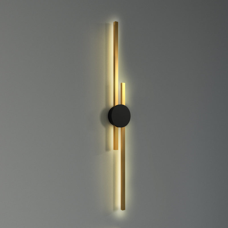 Vertical Linear Wall Light with Integrated LED