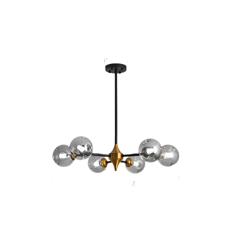 Multi Globe Branch Style Ceiling Light Fixture
