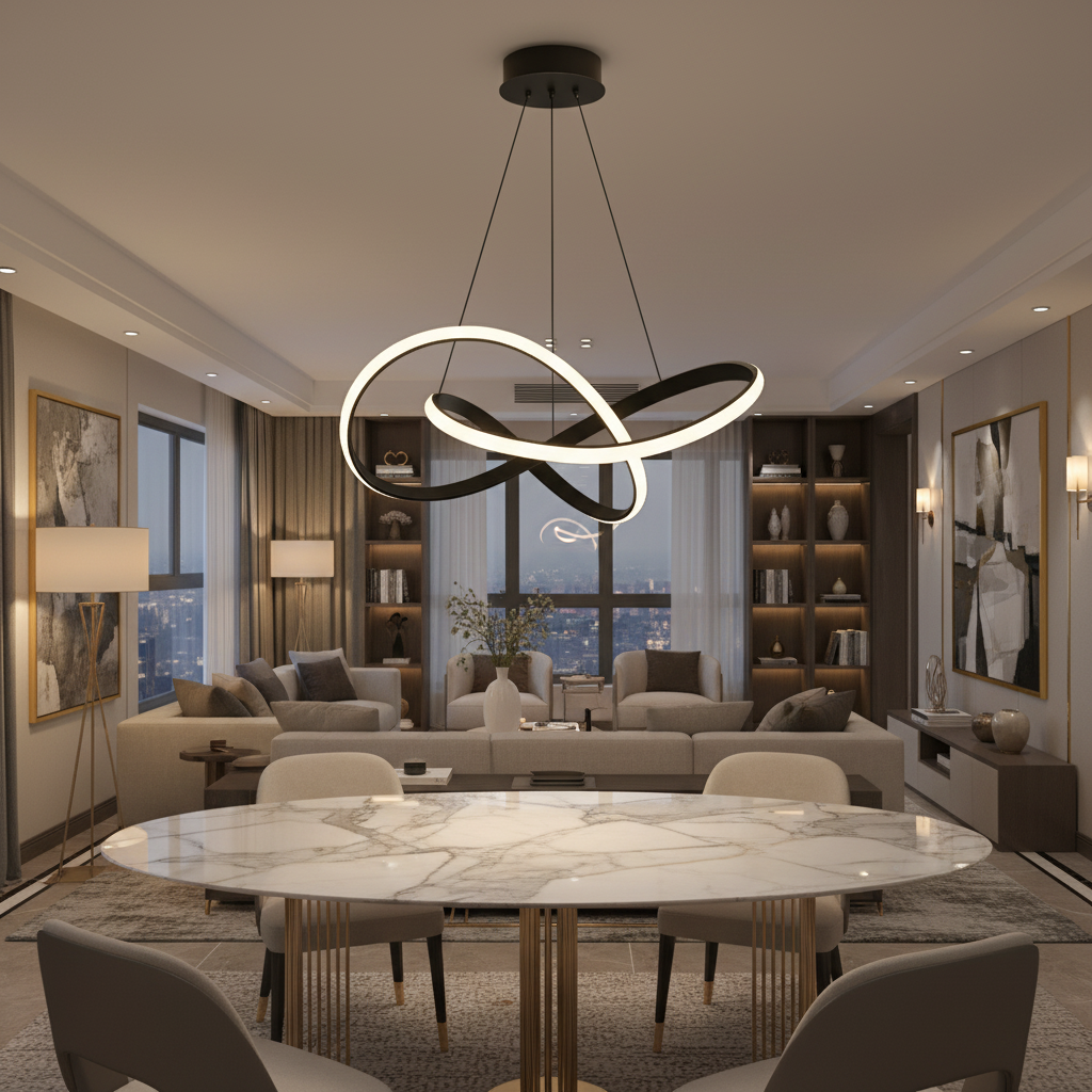 Sculptural Infinity Loop Design