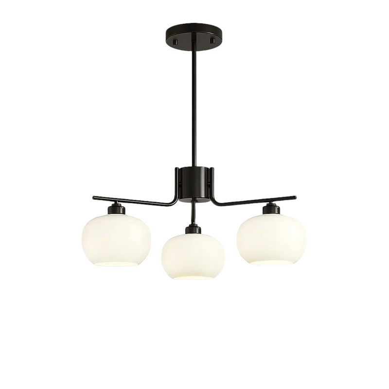 Contemporary Metal Multi Globe Ceiling Light Fixture