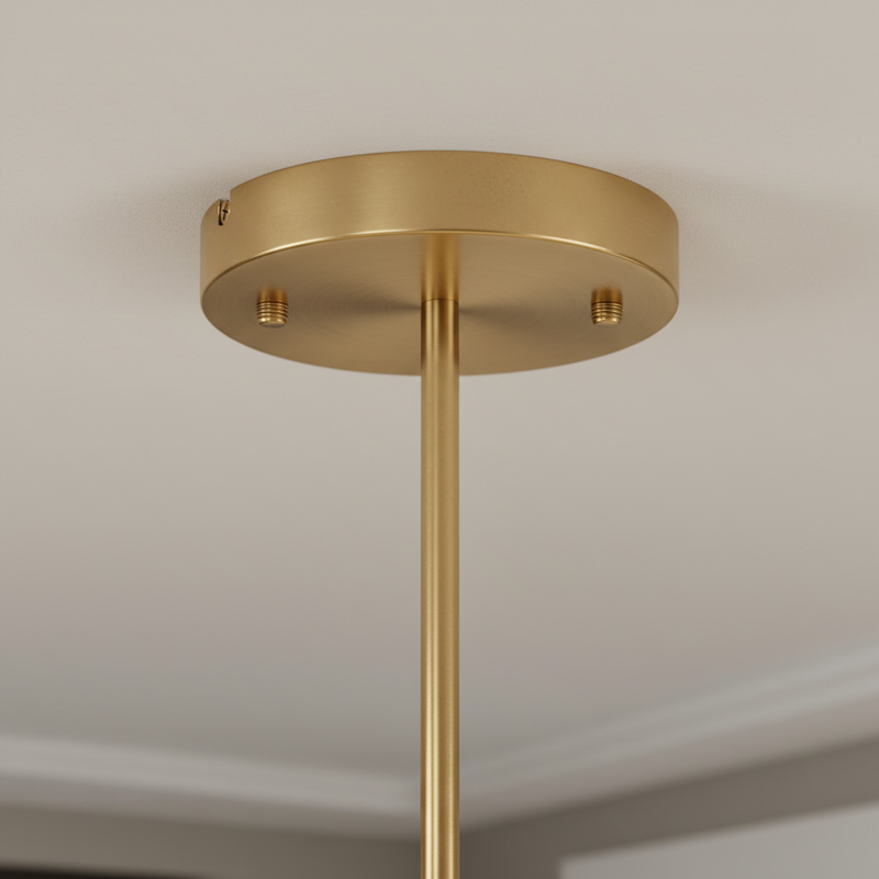 Contemporary Metal Multi Globe Ceiling Light Fixture