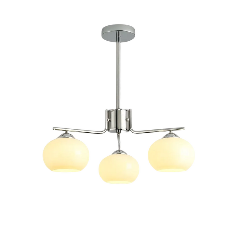 Contemporary Metal Multi Globe Ceiling Light Fixture