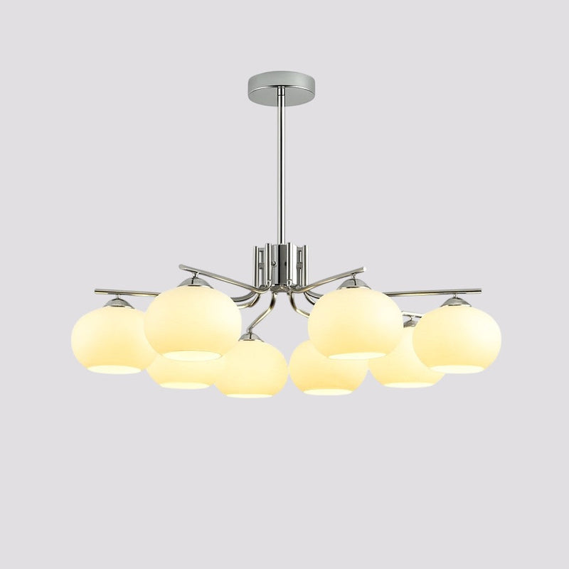 Contemporary Metal Multi Globe Ceiling Light Fixture