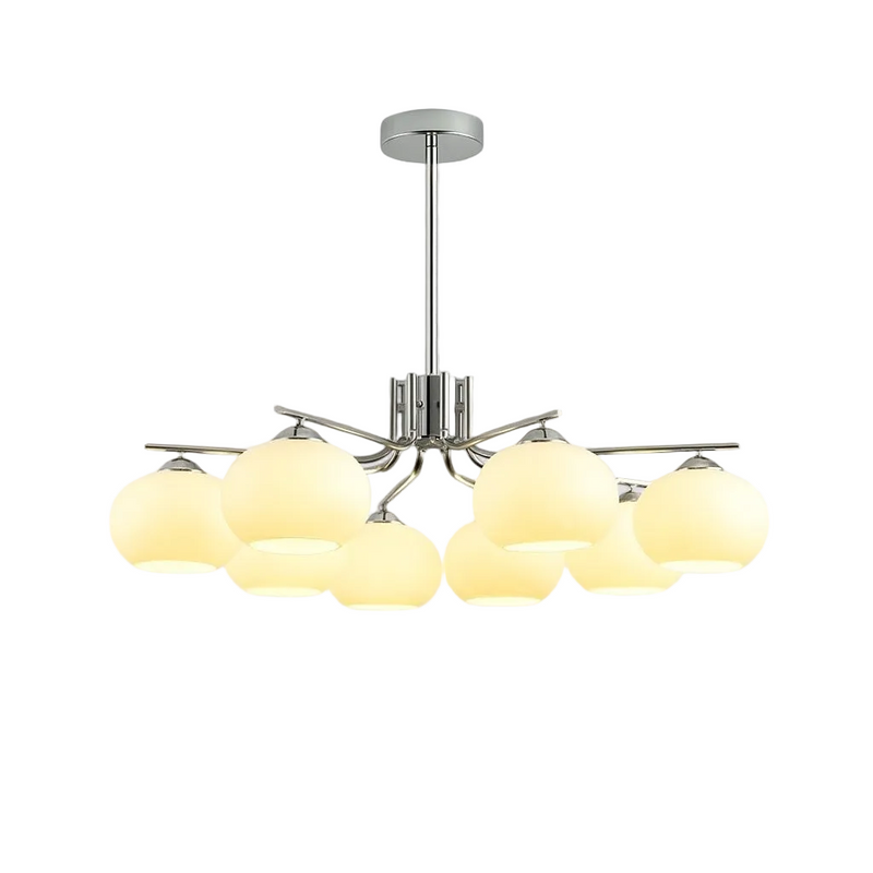 Contemporary Metal Multi Globe Ceiling Light Fixture