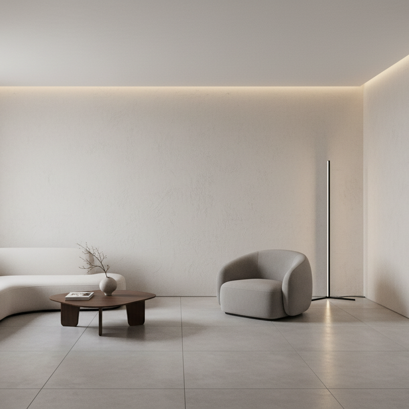 Corner Vertical LED Floor Lamp