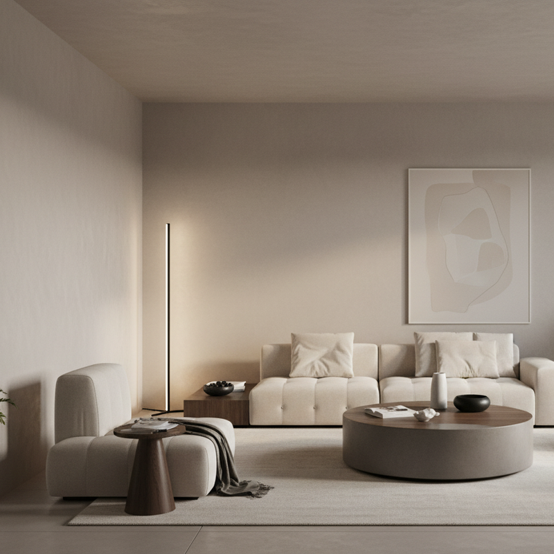 Corner Vertical LED Floor Lamp