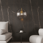Zaevia Kora: Fluted Dual - Glass Pendant Light - Ceiling Light | Zaevia
