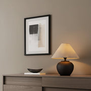 Zaevia Kaito Matte Black Ceramic Table Lamp - Table Lamp | Zaevia