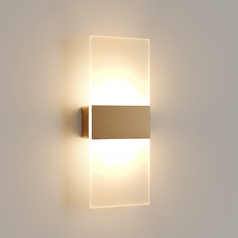 Zaevia Linear: Minimalist Acrylic Sconce - Wall Light | Zaevia