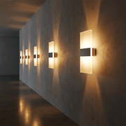 Zaevia Linear: Minimalist Acrylic Sconce - Wall Light | Zaevia