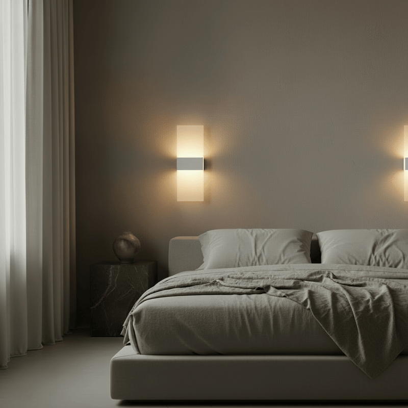 Zaevia Linear: Minimalist Acrylic Sconce - Wall Light | Zaevia