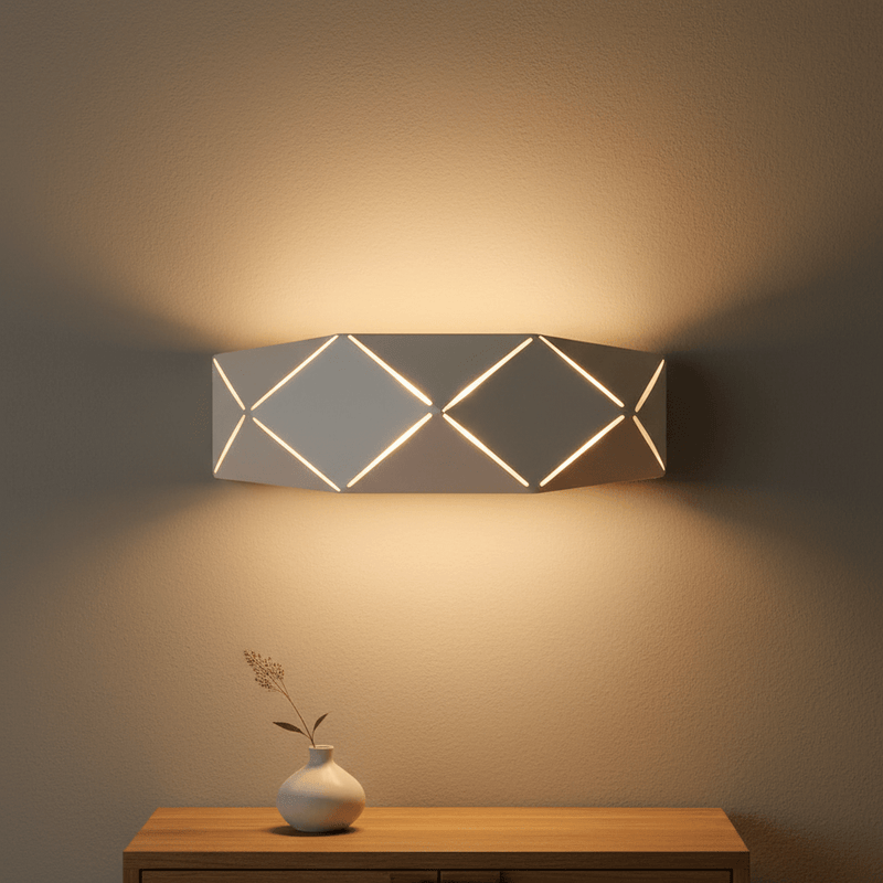 AeroFacet Geometric LED Sconce - Lighting > Wall Lights > Wall Sconces > Diffused Light Wall Sconces | Zaevia
