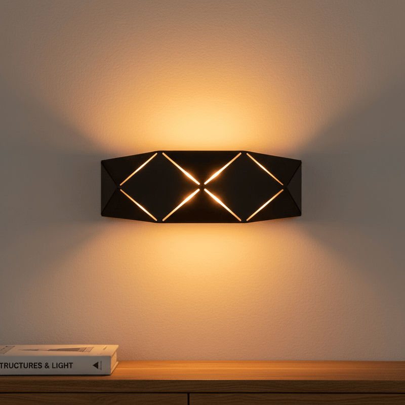AeroFacet Geometric LED Sconce - Lighting > Wall Lights > Wall Sconces > Diffused Light Wall Sconces | Zaevia