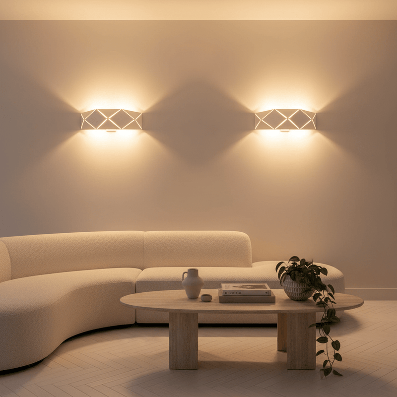 AeroFacet Geometric LED Sconce - Lighting > Wall Lights > Wall Sconces > Diffused Light Wall Sconces | Zaevia