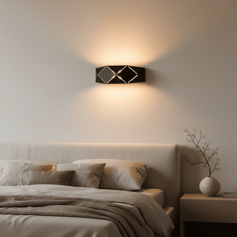 AeroFacet Geometric LED Sconce - Lighting > Wall Lights > Wall Sconces > Diffused Light Wall Sconces | Zaevia