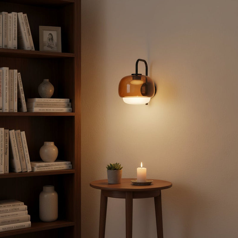 Zaevia Aero Dome: Glass Sconce - Wall Light | Zaevia