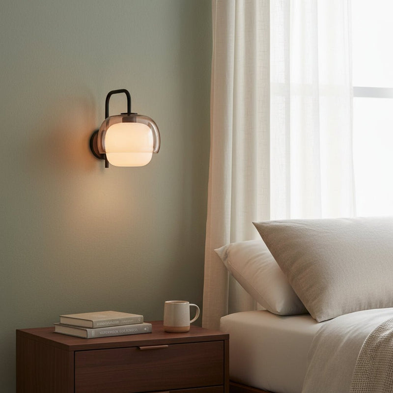 Zaevia Aero Dome: Glass Sconce - Wall Light | Zaevia