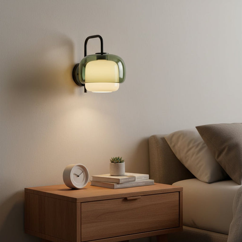 Zaevia Aero Dome: Glass Sconce - Wall Light | Zaevia
