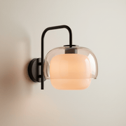 Zaevia Aero Dome: Glass Sconce - Wall Light | Zaevia