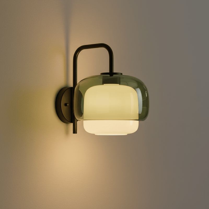 Zaevia Aero Dome: Glass Sconce - Wall Light | Zaevia