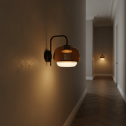 Zaevia Aero Dome: Glass Sconce - Wall Light | Zaevia