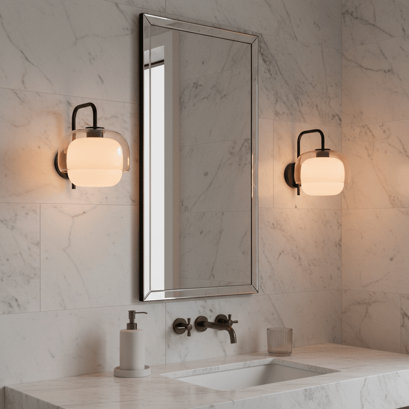 Zaevia Aero Dome: Glass Sconce - Wall Light | Zaevia