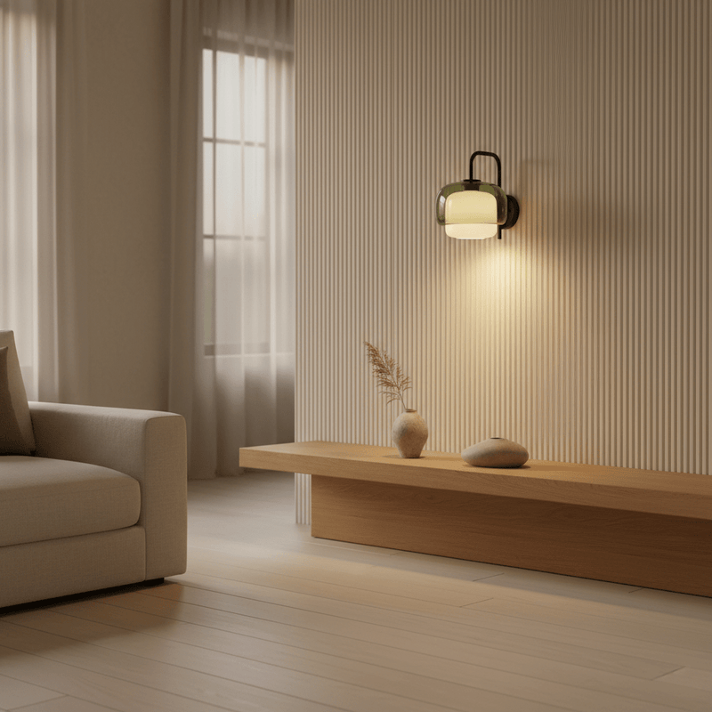 Zaevia Aero Dome: Glass Sconce - Wall Light | Zaevia