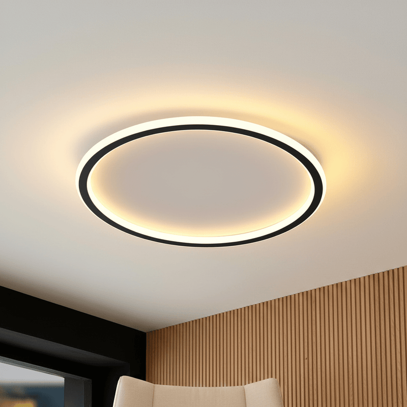 Aero Minimalist LED Halo Flush Mount - Ceiling Light | Zaevia