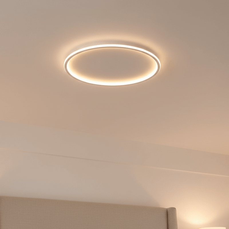 Aero Minimalist LED Halo Flush Mount - Ceiling Light | Zaevia