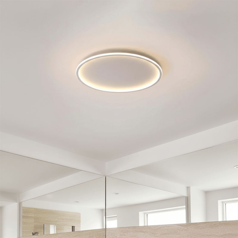 Aero Minimalist LED Halo Flush Mount - Ceiling Light | Zaevia