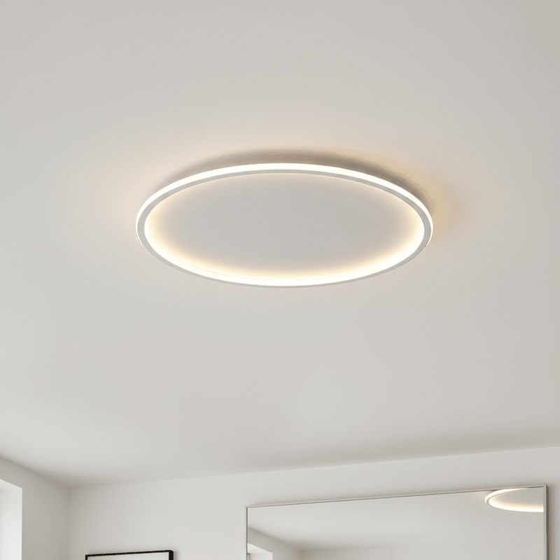 Aero Minimalist LED Halo Flush Mount - Ceiling Light | Zaevia