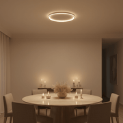 Aero Minimalist LED Halo Flush Mount - Ceiling Light | Zaevia