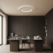 Aero Minimalist LED Halo Flush Mount - Ceiling Light | Zaevia