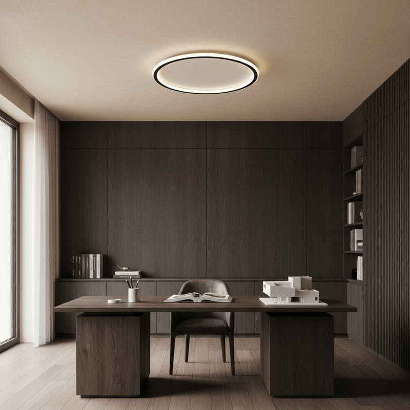 Aero Minimalist LED Halo Flush Mount - Ceiling Light | Zaevia