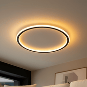 Aero Minimalist LED Halo Flush Mount - Ceiling Light | Zaevia