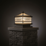 Aethel Brass Pillar Post Light - Lighting > Outdoor Lighting > Outdoor Post Lights > Pillar Lights | Zaevia