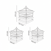 Aethel Brass Pillar Post Light - Lighting > Outdoor Lighting > Outdoor Post Lights > Pillar Lights | Zaevia
