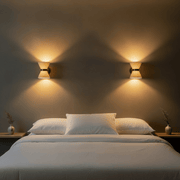 Zaevia Aethel: Hourglass Linen Sconce - Wall Light | Zaevia