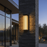 Alistair Architectural Fluted Solar Outdoor Sconce - Wall Light | Zaevia