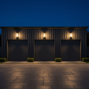 Alistair Architectural Fluted Solar Outdoor Sconce - Wall Light | Zaevia