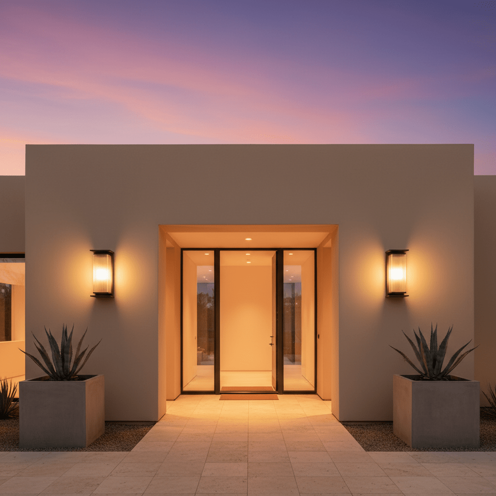 Alistair Architectural Fluted Solar Outdoor Sconce - Wall Light | Zaevia