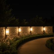 Alistair Architectural Fluted Solar Outdoor Sconce - Wall Light | Zaevia