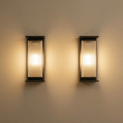Alistair Architectural Fluted Solar Outdoor Sconce - Wall Light | Zaevia