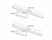 Zaevia Alora Linear Vanity Light - Lighting > Wall Lights > Bathroom Vanity Lights > Vanity Light Bar | Zaevia
