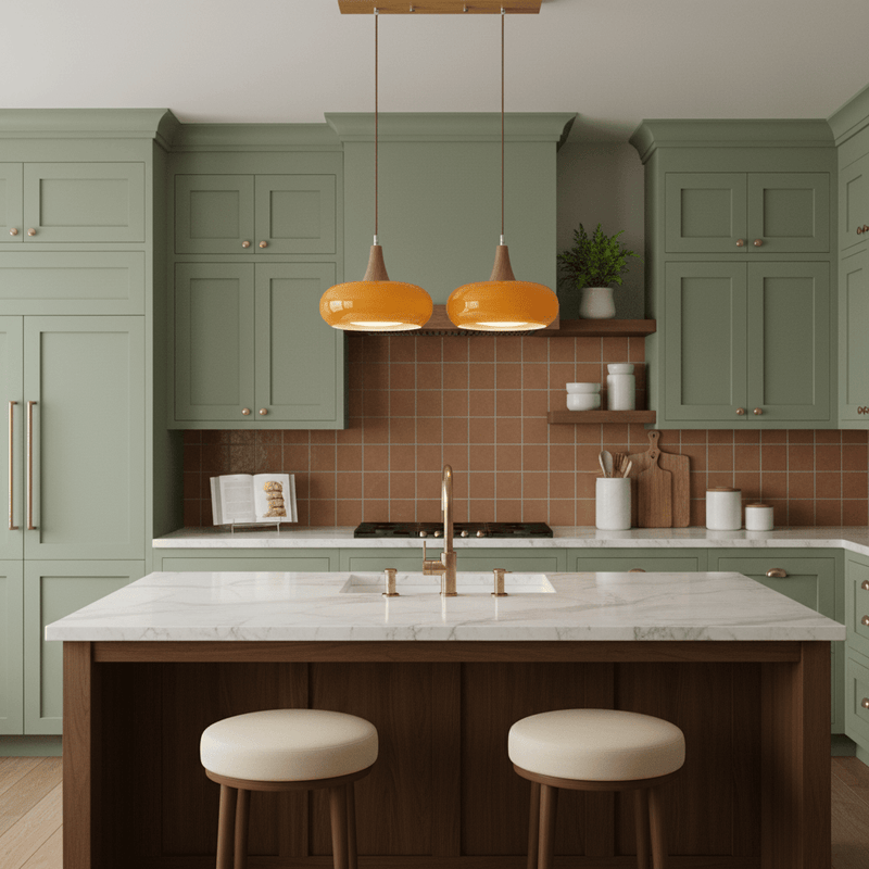 Aska Japandi Wood & Glass Pendant Light - Ceiling Light | Zaevia