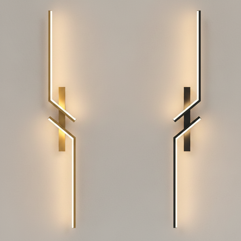 Aura Abstract Geometric Linear Sconce